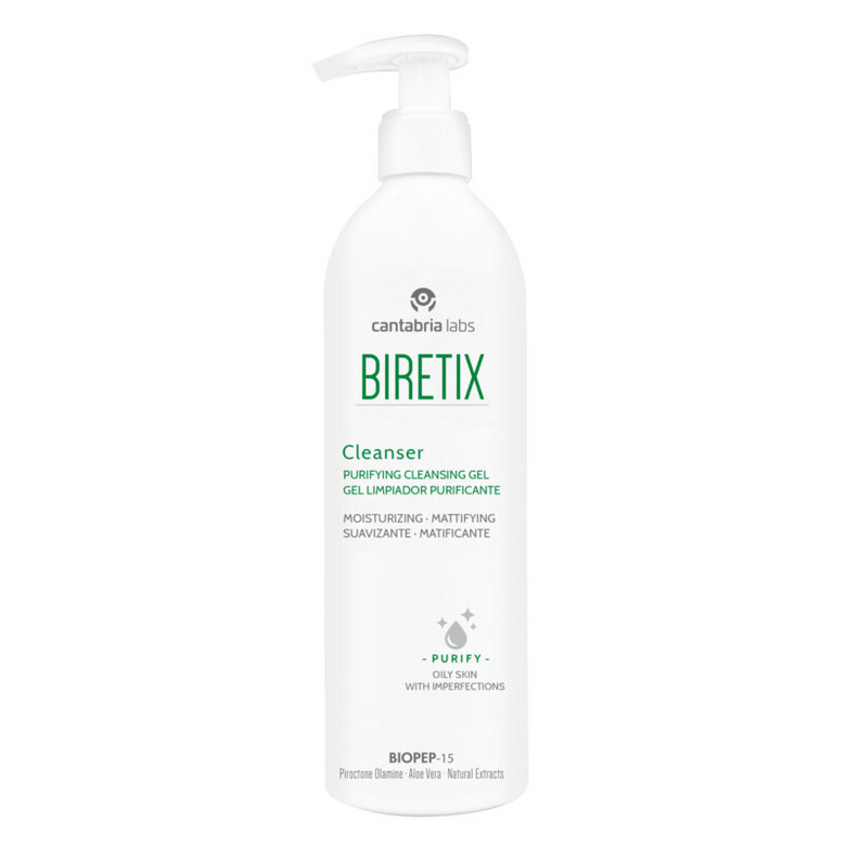 BIRETIX - Cleanser | Maigs attīrošs gēls taukainai ādai Alumīnija iepakojumā, 400ml 