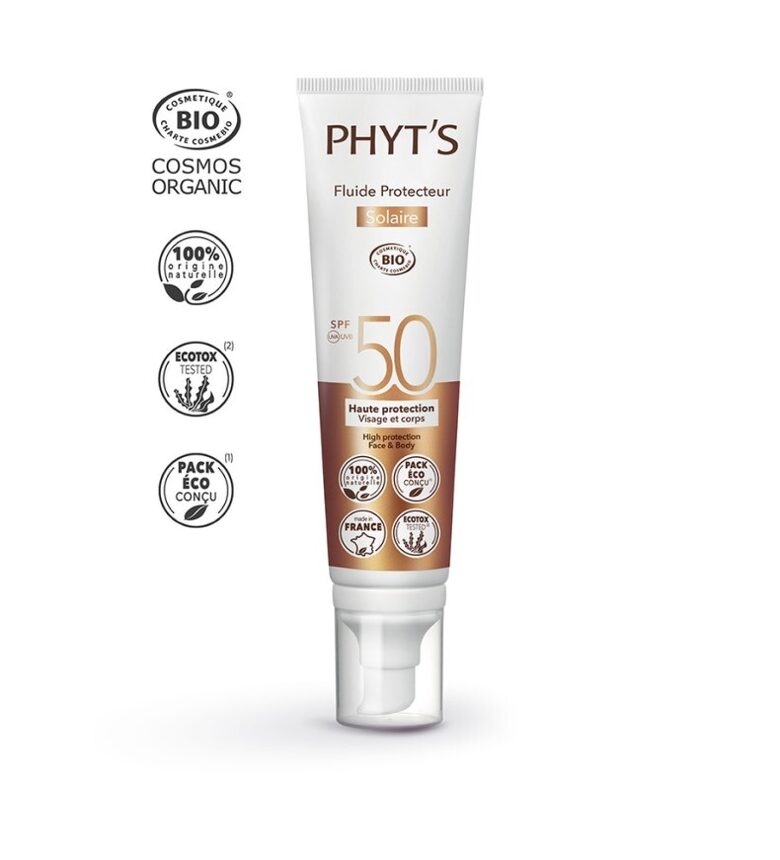 PHYT'S - Sun Protection Fluid SPF 50 | Saules aizsardzības fluīds ķermenim SPF50, 100mL