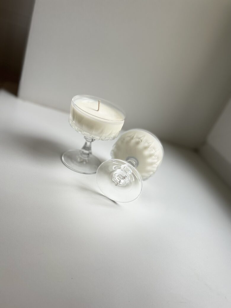 Sojas vaska svece Marta Ūdensroze