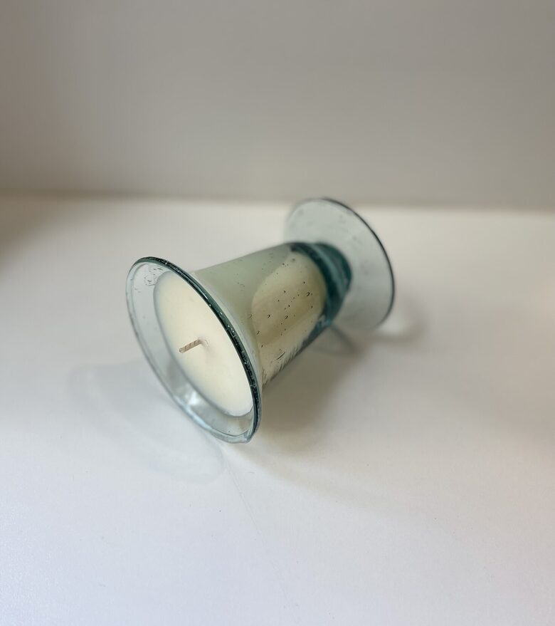 Sojas vaska svece Plombīrs ar piparmētru