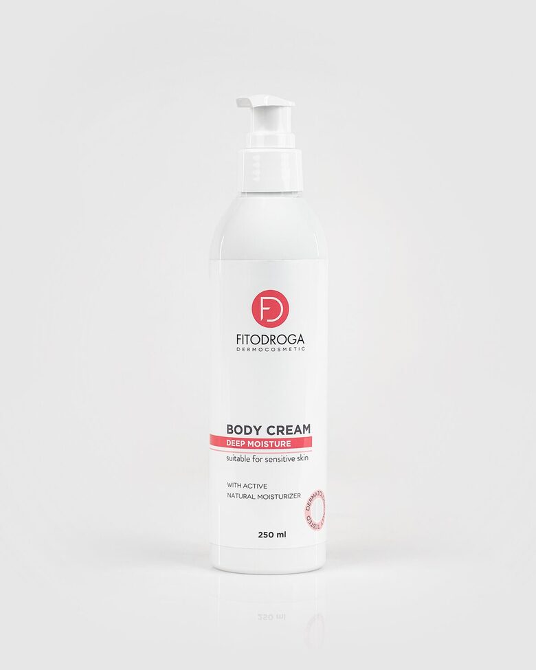 FITODROGA - Deep Moisture Body Cream | Dziļi mitrinošs ķermeņa krēms, 250 mL