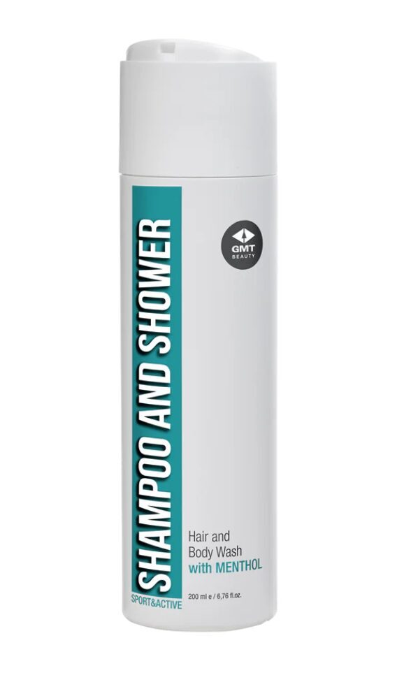 GMT BEAUTY Dušas gēls ar mentolu ķermenim un matiem, 200 mL