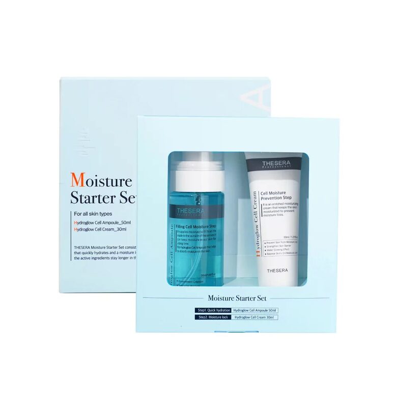THESERA – Moisture Starter Set | Starta komplekts ādas mitrināšanai