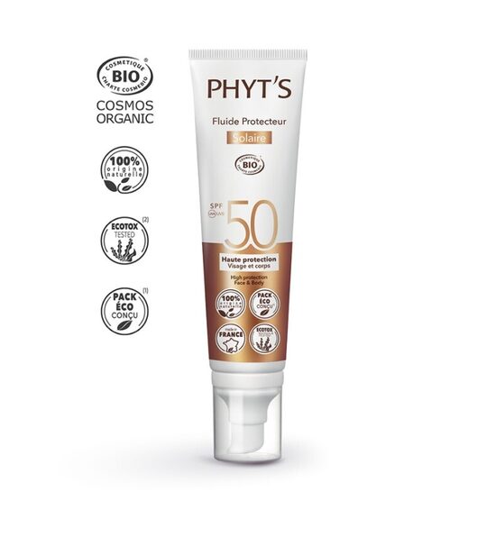 PHYT'S - Sun Protection Fluid SPF 50 | Saules aizsardzības fluīds ķermenim SPF50, 100mL