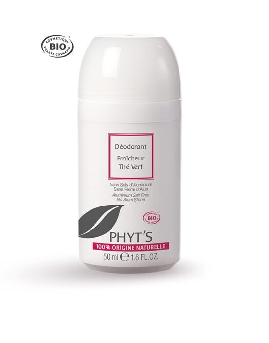 PHYT'S DEODORANT FRAICHEUR THE VERT | dezodorants rullītis, 50ml
