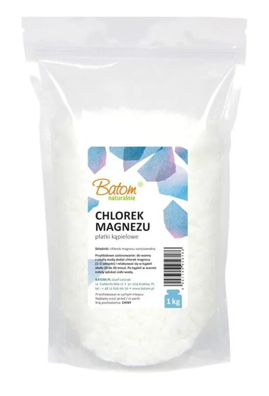 Botom Magnija hlorīda pārslas vannai 
