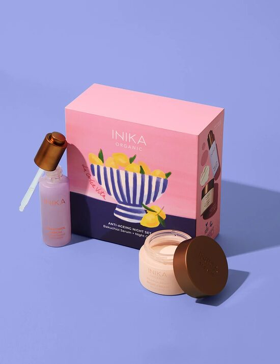 INIKA Organic Anti-Ageing Night Set | Nakts pretnovecošanās komplekts
