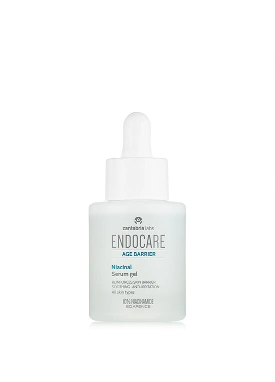 ENDOCARE Age Barrier Niacinal Serum Gel | 10% niacinamīda ādas barjeras serums, 30 mL