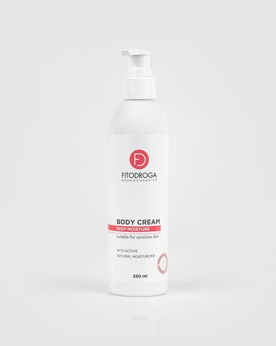 FITODROGA - Deep Moisture Body Cream | Dziļi mitrinošs ķermeņa krēms, 250 mL
