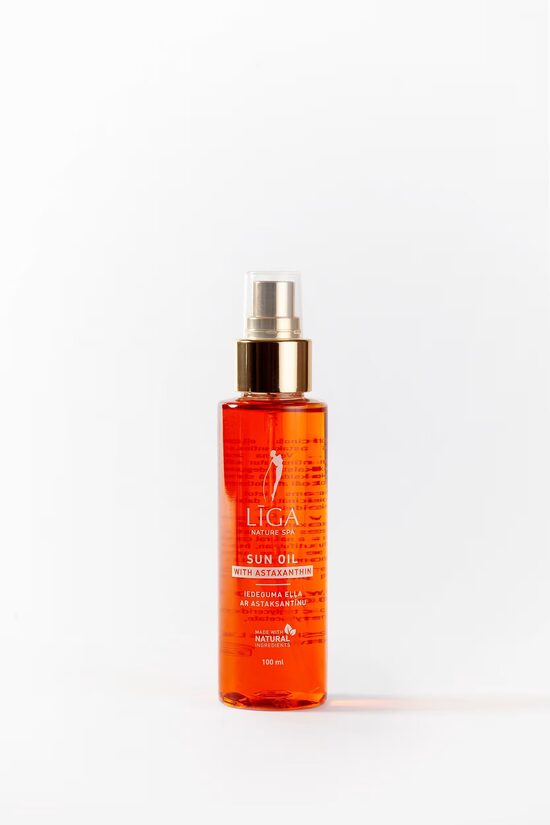 LĪGA NATURE SPA - Iedeguma eļļa ar astaksantīnu, 100 mL