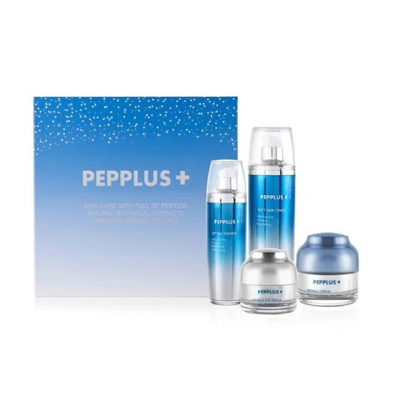 PEPPLUS+ Premium Special Gift Set | Pilna sejas kopšanas sistēma ar peptīdiem