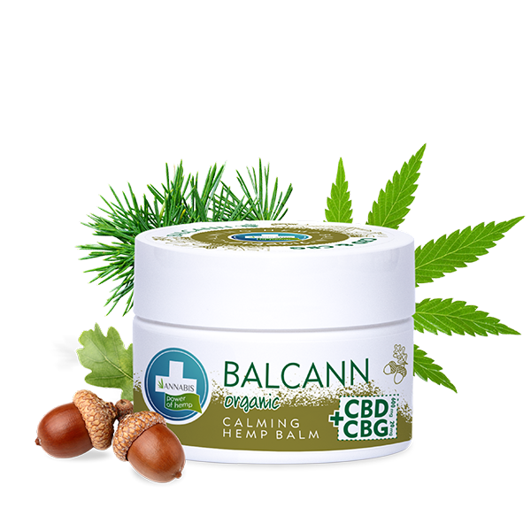 Annabis Balcann ekoloģisks kaņepju balzams ar CBD un CBG | 50ml