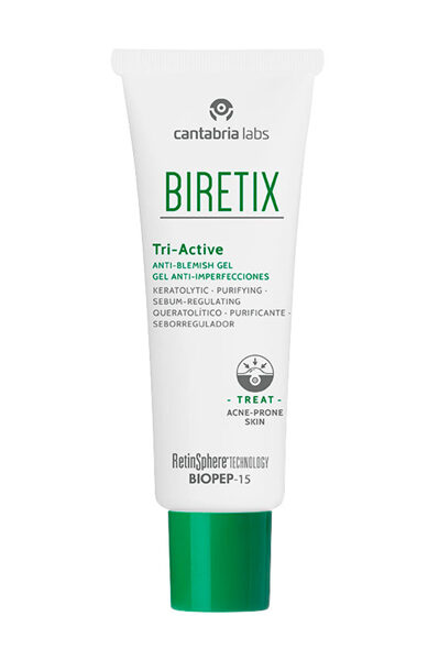 BIRETIX TRI-ACTIVE GEL | Gēls problemātiskai ādai, 50 ml