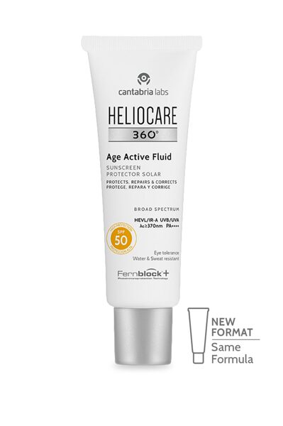 HELIOCARE 360° AGE ACTIVE FLUID SPF50+ | Saules aizsargfluīds ar pretnovecošanās īpašībām SPF50 +, 50 ml