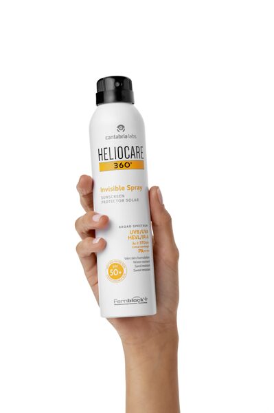 HELIOCARE 360° INVISIBLE SPRAY SPF50+ | Sauļošanās aerosols ar neredzamu SPF50+ filtru, 200 ml