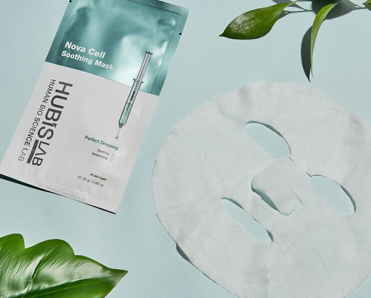 HUBISLAB e+ Epiderma Nova Cell Soothing Mask | Nomierinoša auduma maska, 35g