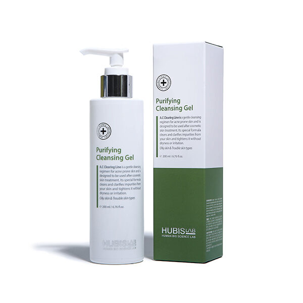 HUBISLAB A.C Clearing Purifying Cleansing Gel | Attīrošs gēls 200ml
