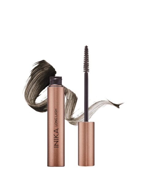 INIKA LONG LASH MASCARA | Skropstu tuša - Brown, 8 ml