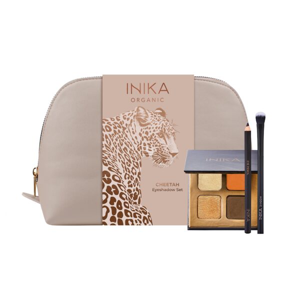 INIKA ORGANIC CHEETAH EYESHADOW SET | Acu ēnu komplekts