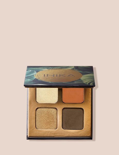 INIKA ORGANIC QUAD EYESHADOW PALETTE | Acu ēnu palete - Sunset, 5g