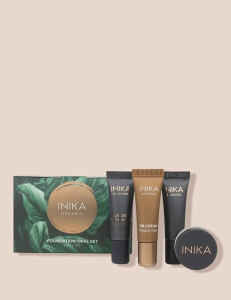 INIKA ORGANIC Make-up izmēģinājuma komplekts ar 4 produktiem