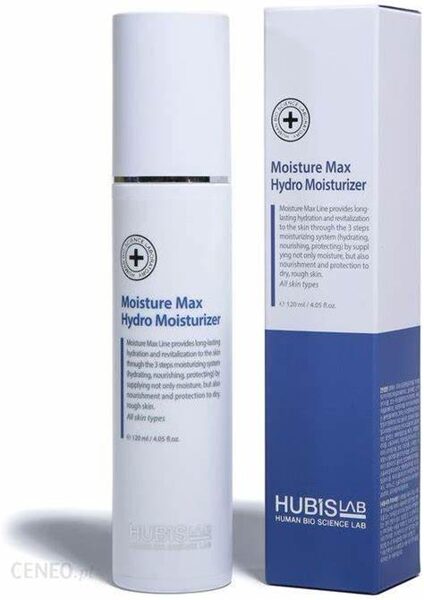 HUBISLAB Moisture Max Hydro Moisturizer | Mitrinošs fluīda krēms 120 ml